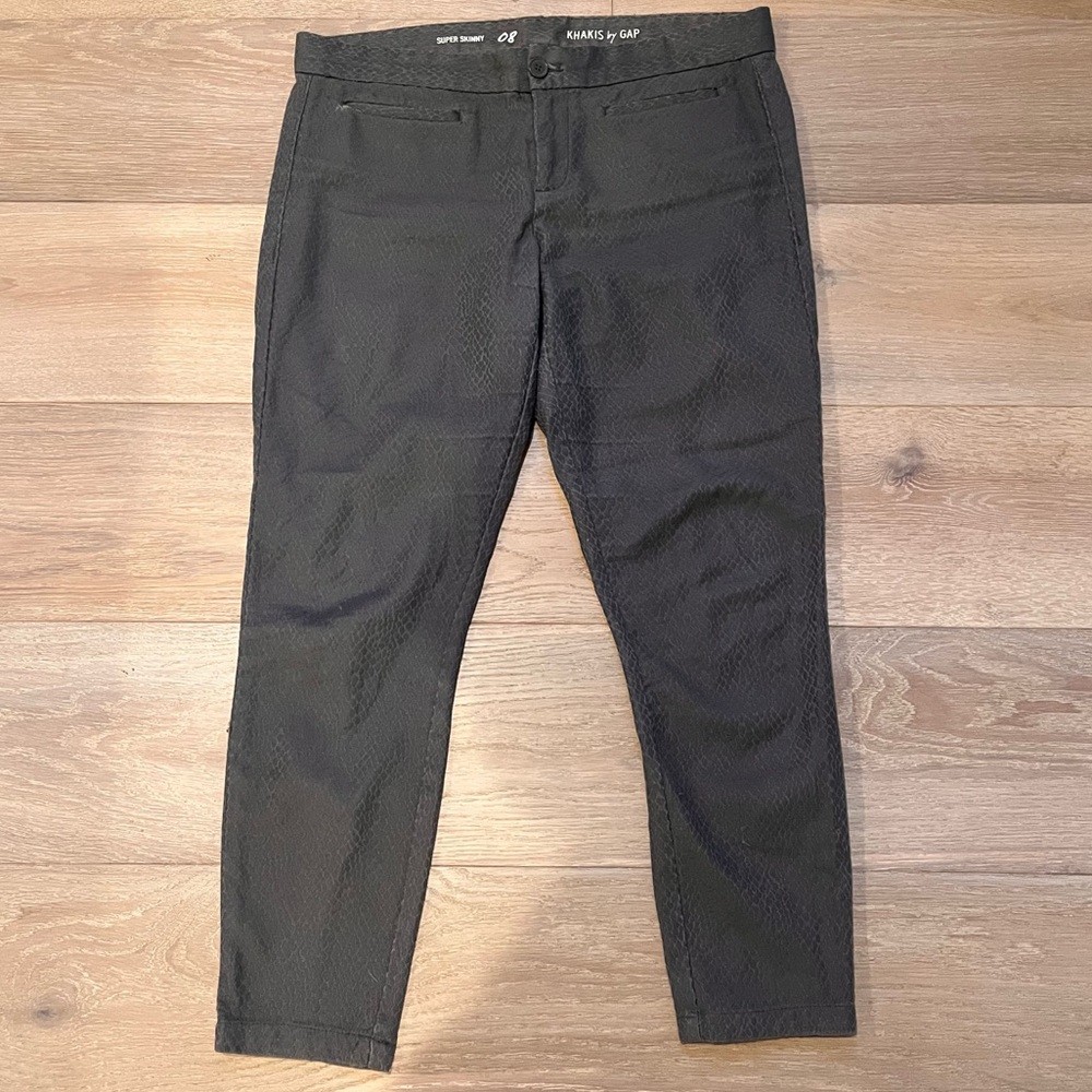 Gap khakis dark gray pants